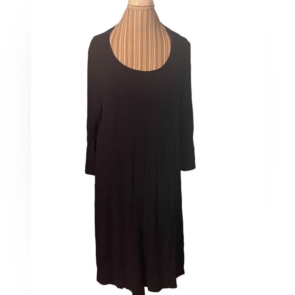 Heathmoor size XL knit dress excellent condition navy blue